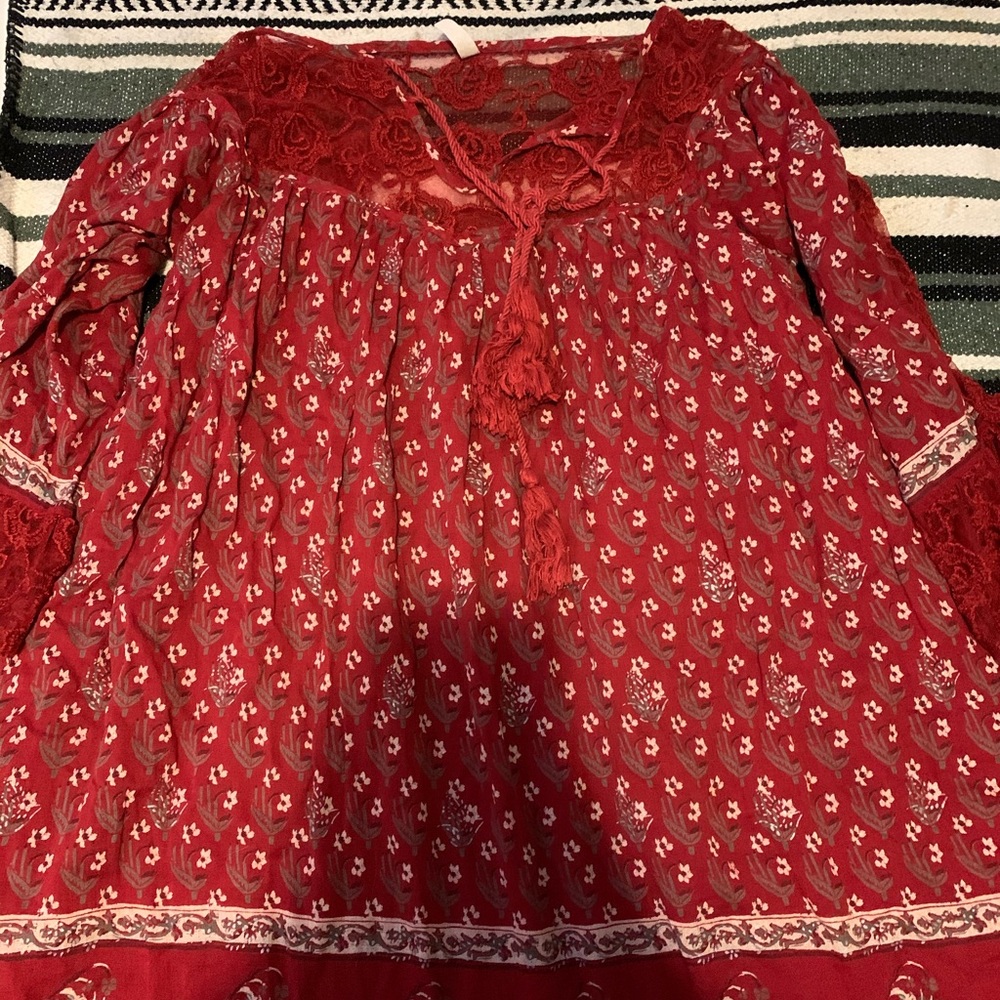 Orange fall dress